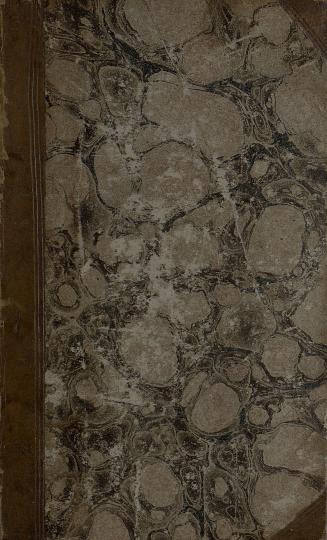 Book cover; marbled