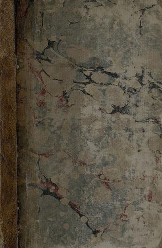 Book cover; marbled