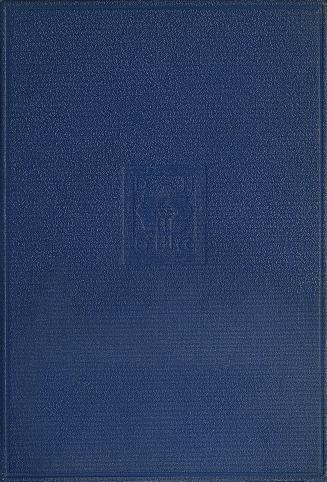 Dark blue cover.