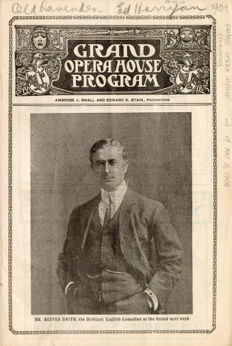 Grand Opera House (Toronto, Ont.). Program. 1904 May 16