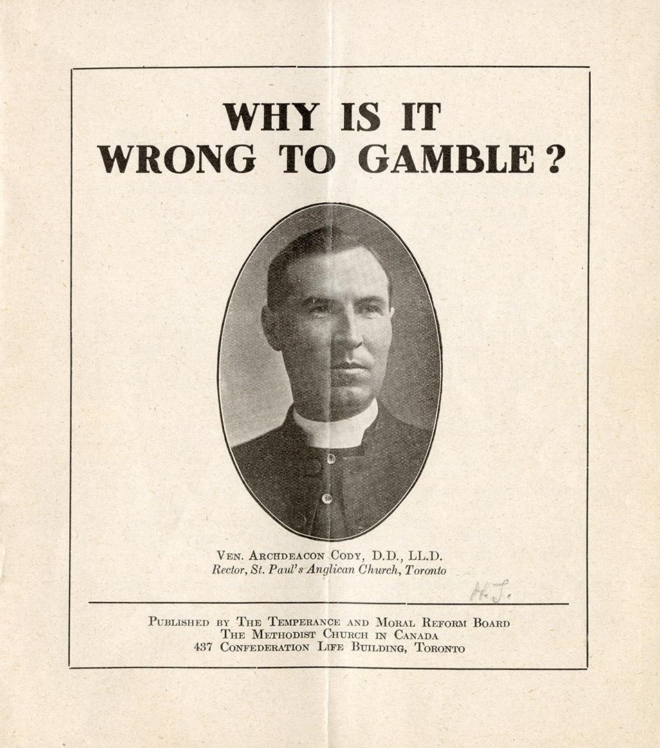 Why is it wrong to gamble?
