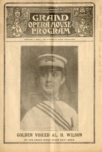 Grand Opera House (Toronto, Ont.). Program. 1904 December 19