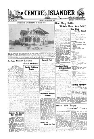 The Centre Islander, Friday, August 24, 1945
