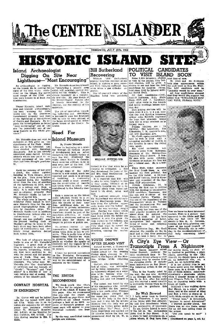 The Centre Islander, July 25th, 1953