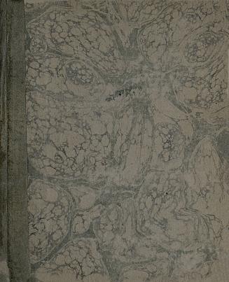 Book cover: green marbling