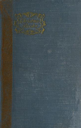 Faded blue cloth cover with a red stripe running vertically down the left side of the cover. Th ...