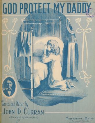Cover features: title and composition information against a background drawing of a young child ...