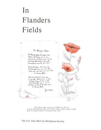 Cover features: title and composition information; facsimile reproduction of John McRae's handw ...