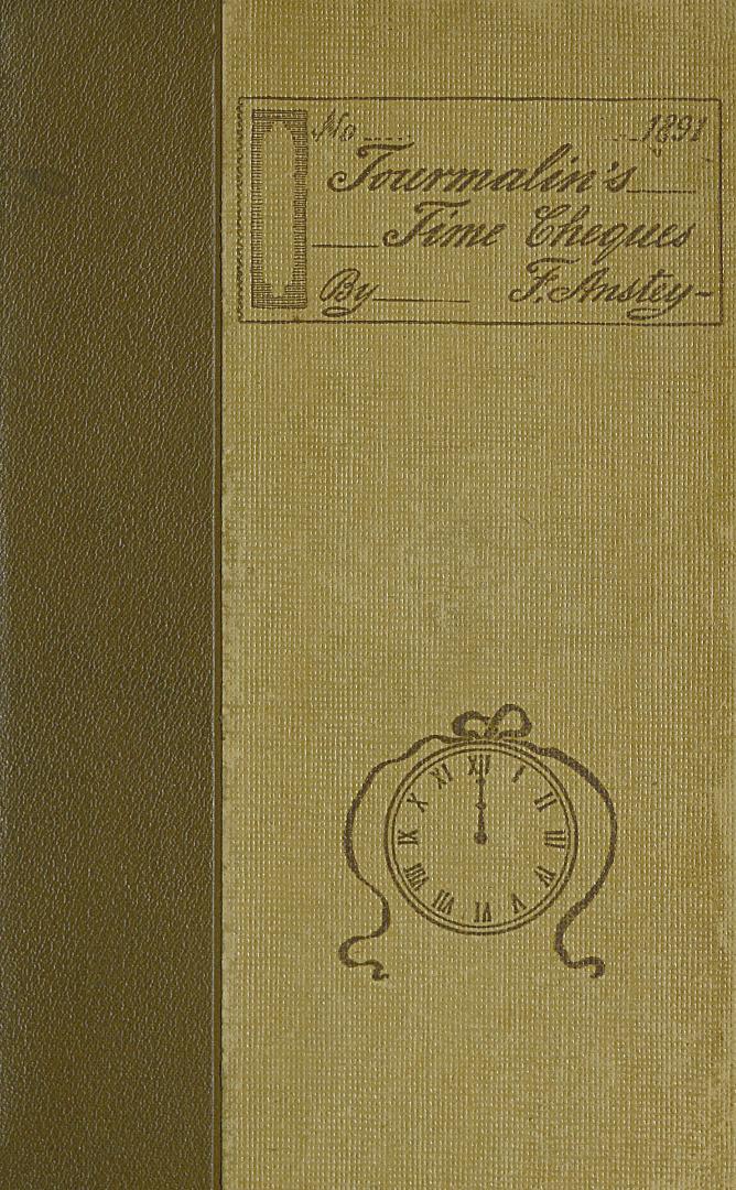 Light brown cover with a dark brown spine. Illustration of a pocket watch in dark brown.