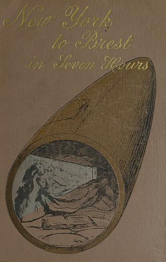 Book cover; brown depicting a bullet-shaped capsule with a round opening at the end. Through th ...