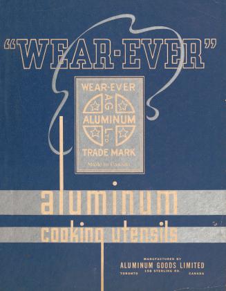 Cover has text in varied font type, silver against a blue background. Trademark emblem in cente ...
