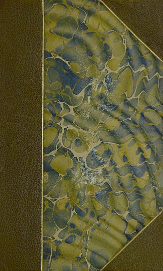 book cover with marbled boards