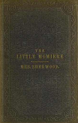 Book cover: cloth with title and "Mrs. Sherwood" stamped in gold.