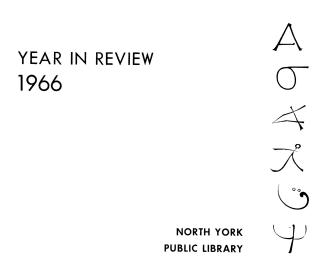 North York Public Library (Ont.). Annual report 1966