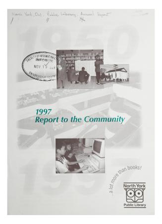 North York Public Library (Ont.). Annual report 1997