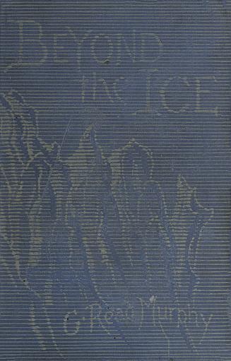 Blue book cover with regular, white horizontal lines across it. Thicker patches on the lines sp ...