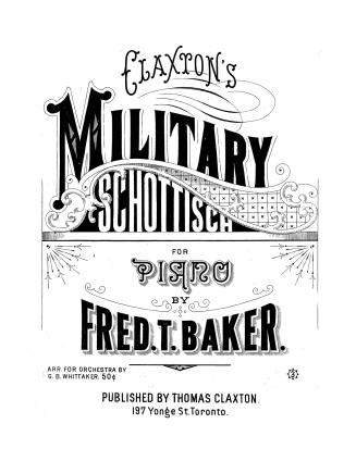 Cover features: title and composition information with decorative embellishments (black on unco ...