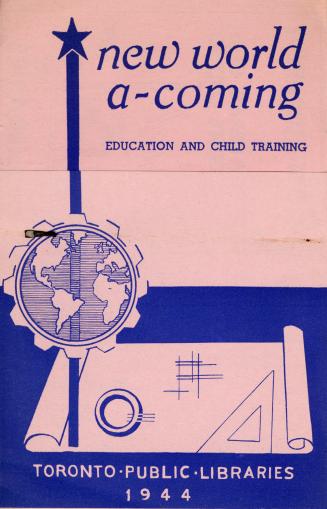 Flier for bibliography of books on education and child training