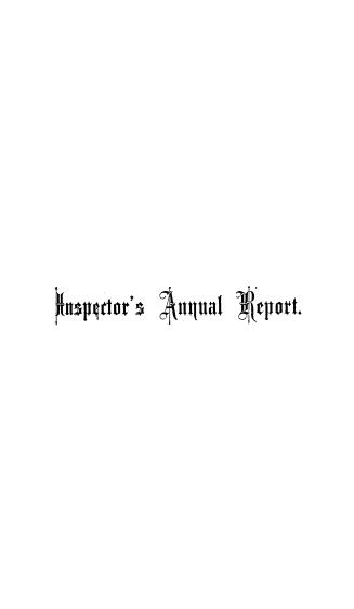 Annual report of the inspector of the public schools of the city of Toronto for the year ending ...1889