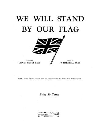 We will stand by our flag forever
