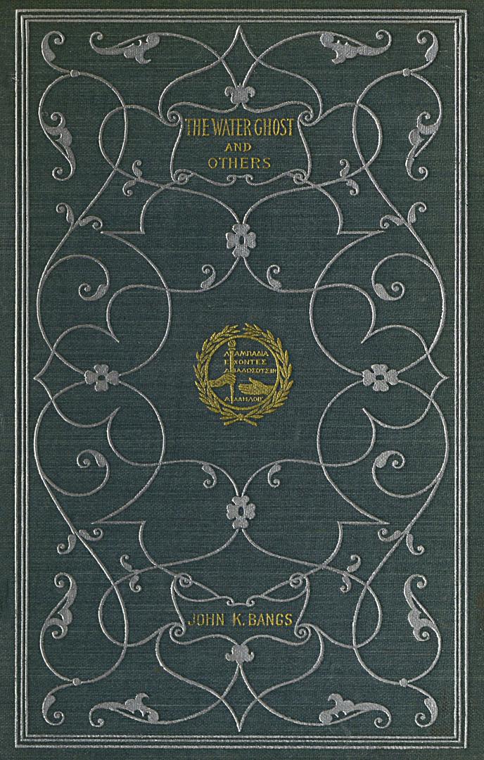 Dark green cloth cover decorated by silver curlicues and flowers. Author and title in gold. Pub ...