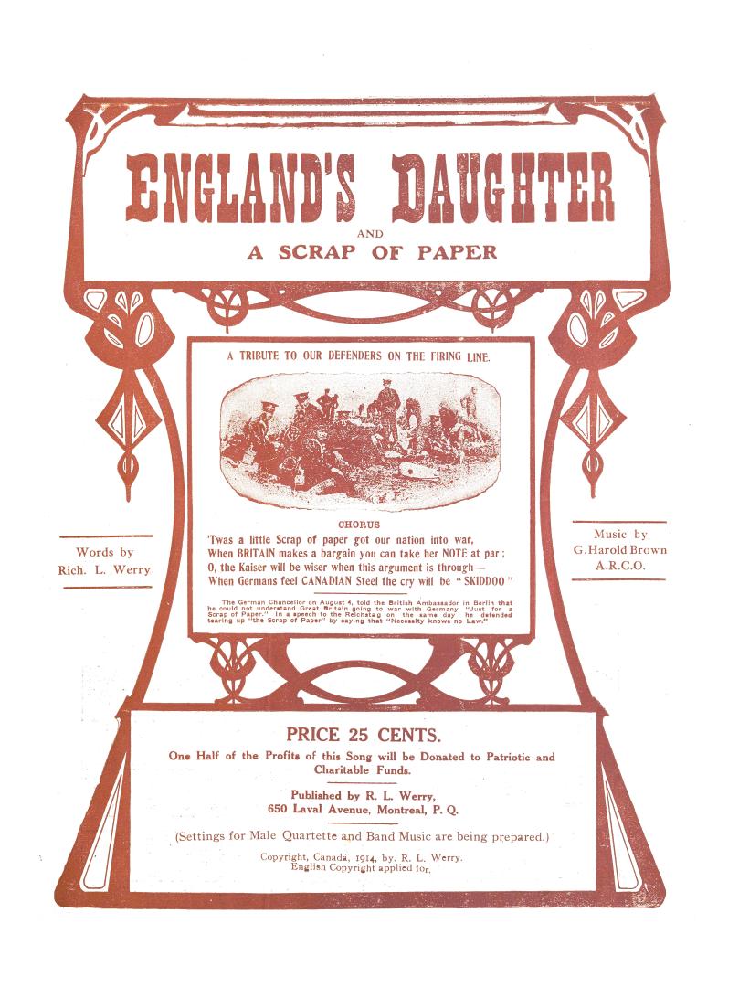 Cover features: title and composition information within decorative embellishments; inset facsi ...