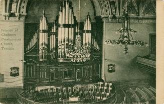 Interior of Chalmers Presbyterian Church, Toronto