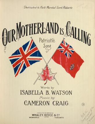 Cover features: title and composition information with drawing of the Royal Union flag crossing ...