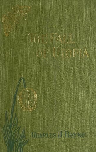 Book cover: Green cloth cover with gold and green text. Line art of a butterfly and tulip in go ...