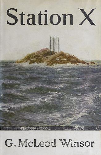 Book cover: Illustration
of a small island, topped by four poles joined by cables.