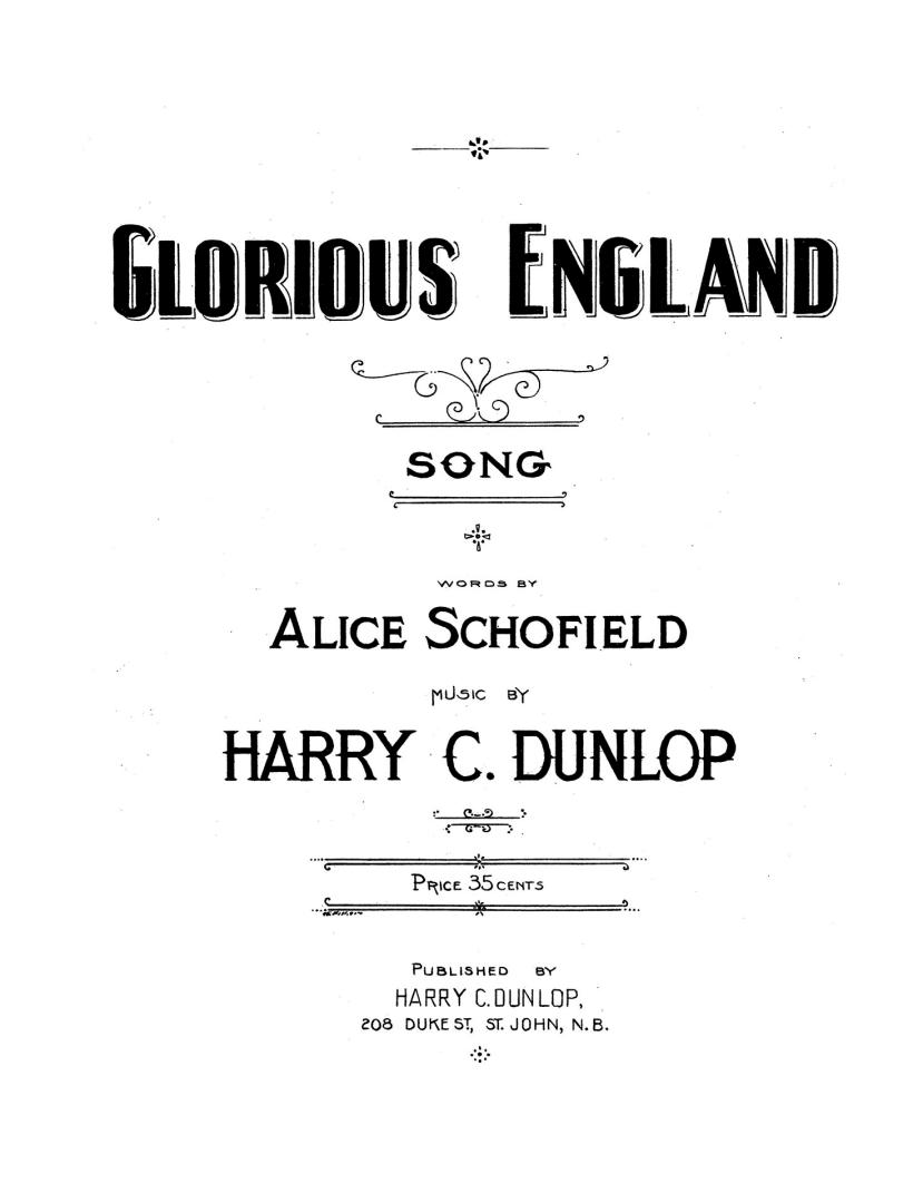 Cover features: title and composition information with embellishments (black ink on uncoloured  ...