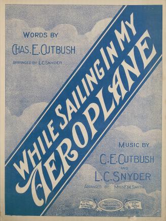 Cover features: title and composition information against background drawing of clouds (blue on ...