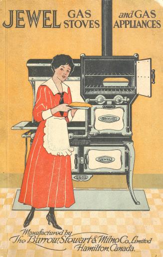 Cover has image of a woman holding a baking dish, standing in front of a large oven. The oven d ...