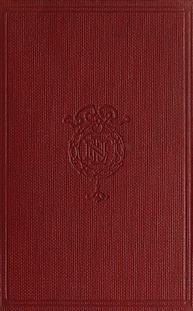 Book cover: Red cloth stamped with the publisher's insignia.