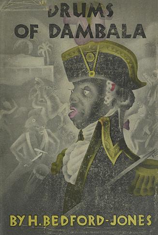 Book cover: Illustration of a Napoleon-like figure. 