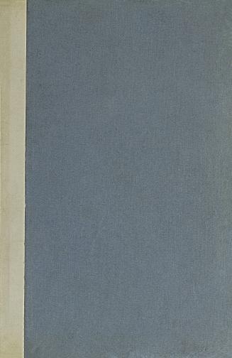 Book cover: Plain blue cloth.