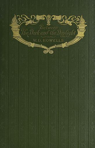 Book cover: Green with vertical stripes. Title and author in gold.