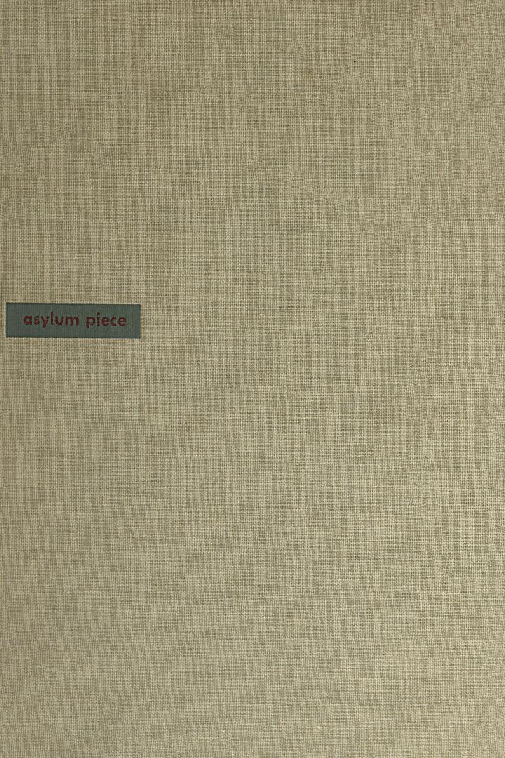 Book cover: Beige cloth with title in very small text.