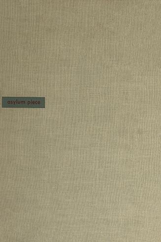 Book cover: Beige cloth with title in very small text.
