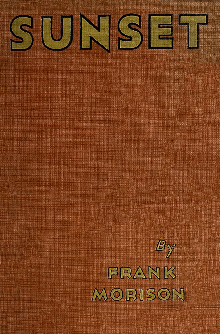 Book cover: Bright orange. Title and author in bright yellow block letters outlined with black.