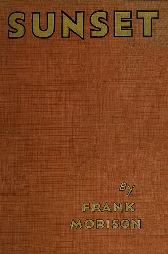 Book cover: Bright orange. Title and author in bright yellow block letters outlined with black.