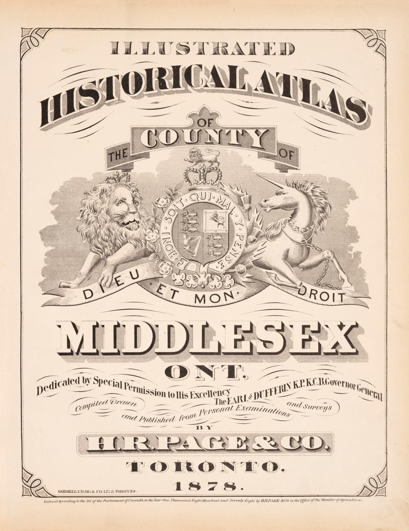 Illustrated historical atlas of the county of Middlesex, Ont. 