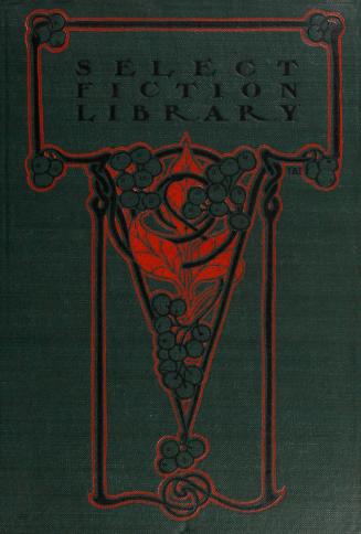 Dark green cloth hardcover with design & lettering in black and orange on cover and spine.