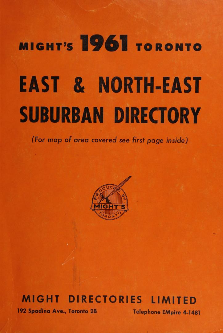 Orange cover with text in black. 
