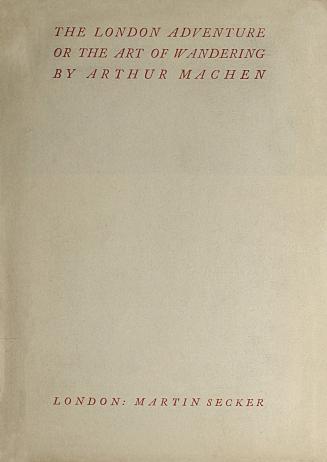 Book cover: Red text on an off-white dust jacket.
