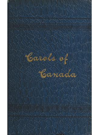 Embossed dark blue leather cover with the gold inscription,