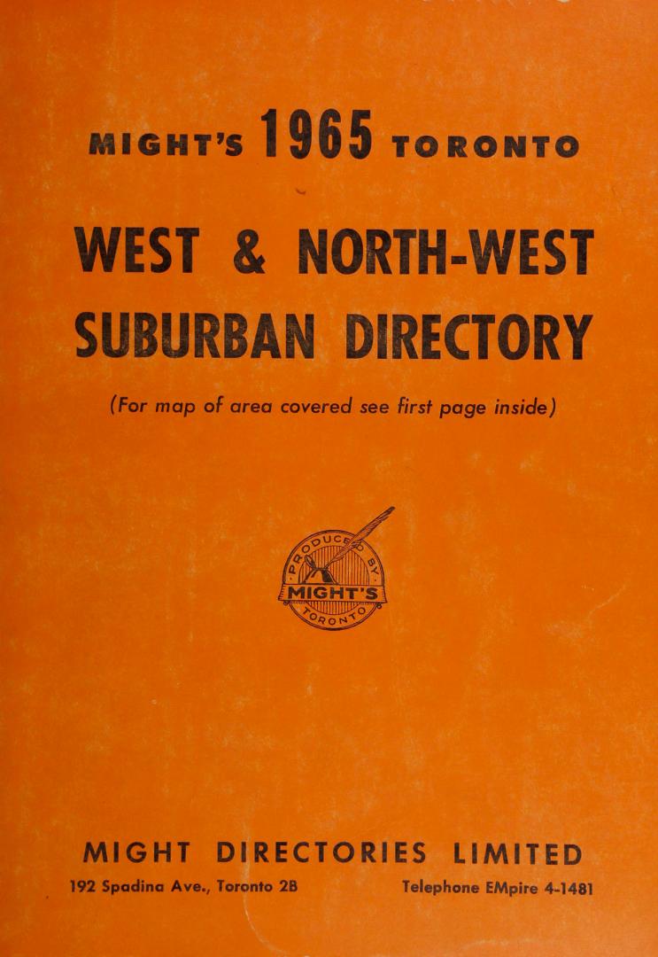 Orange cover with text in black. 