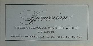 Spencerian system of muscular movement writing
