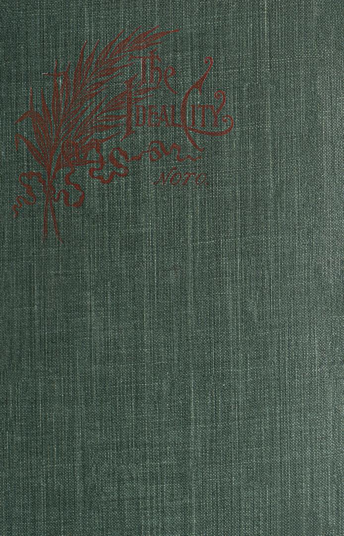 Book cover: Green cloth with title and floral motif.