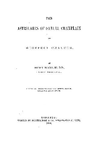 Cover page featuring a black and white photograph of a vintage compass